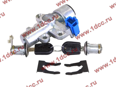 Замок зажигания с личинками дверей DF DONG FENG (ДОНГ ФЕНГ) 3704110-C0100 для самосвала фото 1 Курган