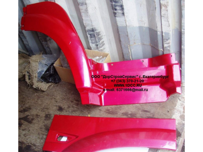 Крыло кабины со спальником красное правое H3 HOWO (ХОВО)  фото 1 Курган