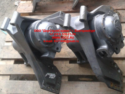 Ось балансира в сборе (нового образца NS-07, 2 стремянки) H HOWO (ХОВО) AZ9725520210 фото 1 Курган