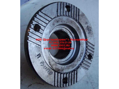 Фланец проходного вала D-165, 4 отв., с насечками, низкий, мелкий шлиц H HOWO (ХОВО) RHAZ9114320205 фото 1 Курган