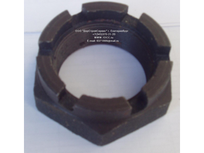 Гайка передней ступицы левая резьба (на цапфу) H2/H3 HOWO (ХОВО) AZ9100411140 фото 1 Курган