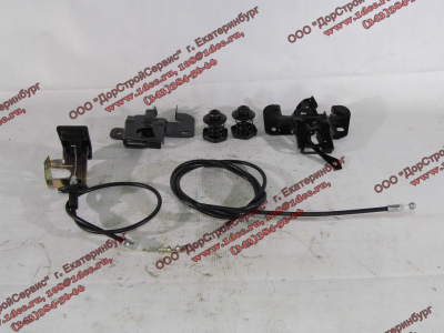 Замок капота (комплект L+R) DF DONG FENG (ДОНГ ФЕНГ) 5301609-C0100+5301610-C01 для самосвала фото 1 Курган